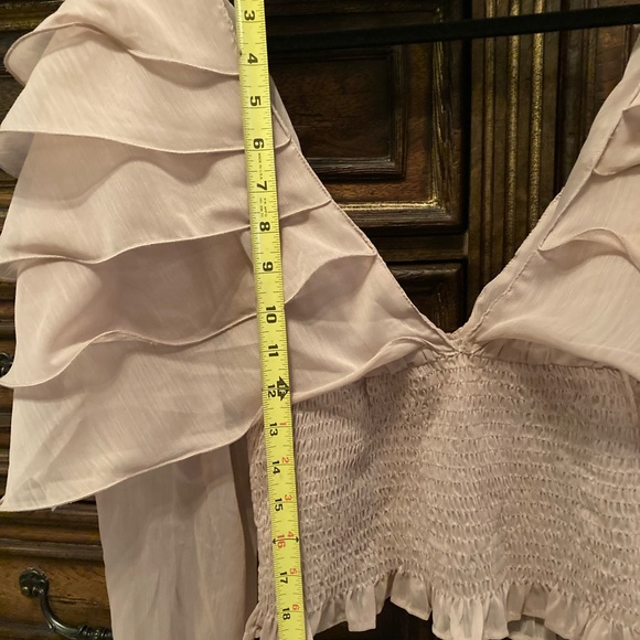 Commense Blush Ruffled Blouse - Picture 6 of 7